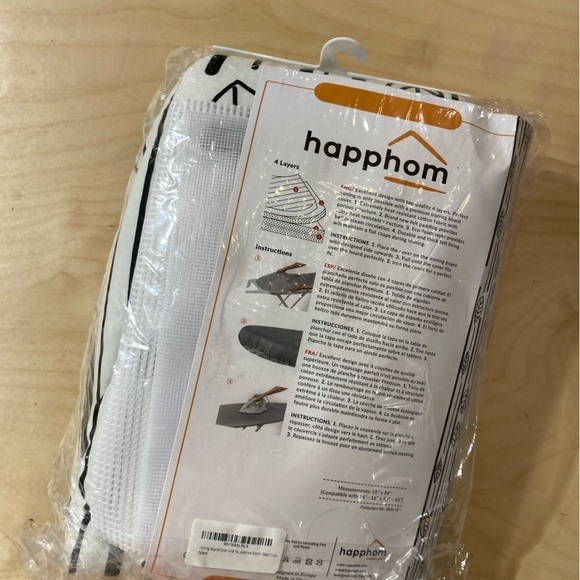 Happhon Ironing Board Cover, Mesh Protector, and Laundry Bag (EI) - Picture 10 of 11